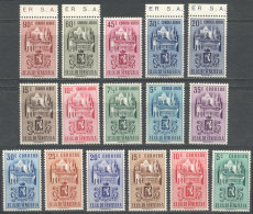 Yvert 322/325 + A.316/319A, 1951 Coat Of Arms Of Caracas, Cmpl. Set Of 16 Values, MNH, Excellent Quality (a Low... - Venezuela