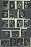 Yv.649/56 + A.755/64, 1962 Flowers (orchids), Cmpl. Set Of 18 Values, MNH, VF Quality! - Venezuela