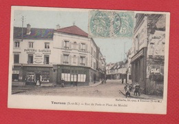 Tournan  --   Rue De Paris Et Place Du Marché - Tournan En Brie