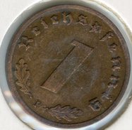 Allemagne Germany 1 Reichspfennig 1938 F J 361 KM 89 - 1 Reichspfennig