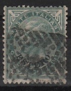 1874 Levante Emissioni Generali DLR 5 C. Verde Grigio US Firmato - Emissions Générales