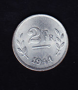 BELGIUM MORIN CAT N° 501  SUP+ (APV5) - 2 Francs (1944 Libération)