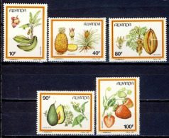 Rwanda - 1305/1309 - Fruits - 1987 - MNH - Nuovi