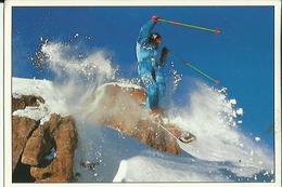 Carte De Station De (  Skieur En Pleine Forme. ! ) - Sports D'hiver