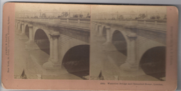 Angleterre/ Londres/LONDON/Waterloo Bridge And Somerset House//Davis/Kilburn/1891        STE80 - Stereoscopic