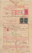 1942 Yugoslavia Germany Occupation - REVENUE TAX Stamp - Animal Passport - Elemir Elemer - Officials