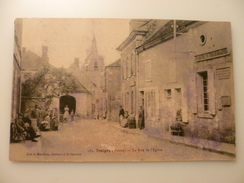 89- YONNE- TREIGNY- La Rue De L'Eglise - Treigny