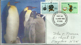 South Magnetic Pole Expedition (emperor Penguins), Canceled Casey Station,1984, Addressed To Australia - Cartas & Documentos