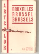 CPA - BELGIQUE  - BRUXELLES - Carnet De  10 Cartes Postales Colorisées  - ARTCOLOR . - Lotes Y Colecciones