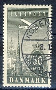 #Denmark 1934. Airmail. Michel 220. Cancelled - Luftpost