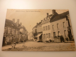 89- YONNE- TREIGNY- Place De L'église Et Grande Rue - Treigny