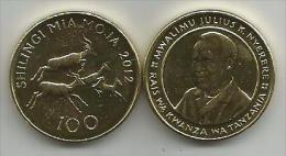 Tanzania 100 Shillings 2012. UNC - Tanzania