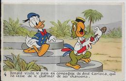 CPA Carte Ancienne 9X14 Walt DISNEY Donald Superluxe - Andere & Zonder Classificatie