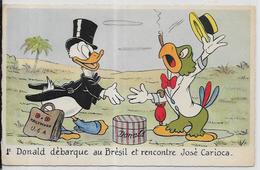 CPA Carte Ancienne 9X14 Walt DISNEY Donald Superluxe - Other & Unclassified