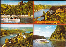 Germany Kiedrich 1981 / 1000 Jahre Gotisches Weindorf / Castles / Ship / Rhine River - Rheingau