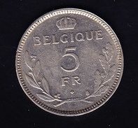 BELGIUM MORIN CAT N° 453b TTB++  (B26) - 5 Francs