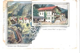 Allemagne-Gruss Aus Birkenstein (Fischbachau-Miesbach-Bavière)+/-1900-Gasthof "Obere Wirt" Von Ignaz Noder - Miesbach