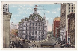 NEW YORK CITY NY, GENERAL POST OFFICE BUILDING C1920s Vintage NYC Postcard [6920] - Other Monuments & Buildings