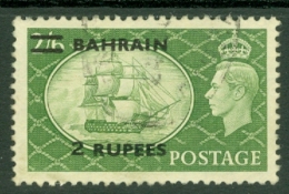 Bahrain: 1950/55   KGVI 'Bahrain' OVPT     SG77a     2R On 2/6d  [Type II] Used - Bahrein (...-1965)