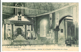 PONTVALLAIN - Intérieur De La Chapelle De Notre Dame De La Faigne - Pontvallain