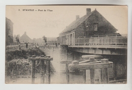 CPA ALVERINGEM (Belgique-Flandre Occidentale) - STAVELE : Pont De L'Yser - Alveringem
