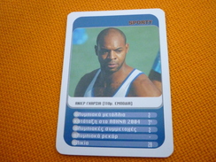 Anier Garcia Cuban Track & Field 110 M Hurdles Athens 2004 Olympic Games Medalist Greece Greek Trading Card - Trading Cards