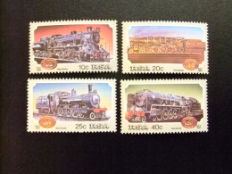 AFRIQUE DU SUD SOUTH AFRICA AFRICA Del SUR  RSA 1983 Locomotoras A Vapor Yvert Nº 535 / 38 ** MNH - Unused Stamps