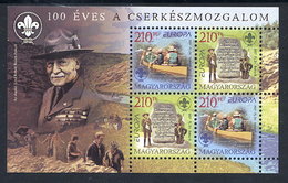 HUNGARY 2007 Europa: Scouting Block MNH / **.  Michel Block 313 - Blocs-feuillets