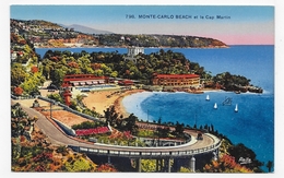 MONTE CARLO BEACH ET LE CAP MARTIN - N° 798 - CPA NON VOYAGEE - Hôtels