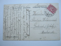 1911  Bahnpoststempel Auf Ansichtskarte - Briefe U. Dokumente