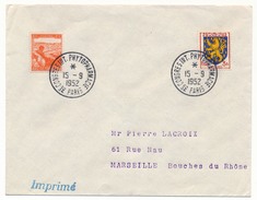 FRANCE => Env Scotem - Cachet Temporaire "3eme Congrès Int. Phytopharmacie" PARIS - 15/09/1952 - Cachets Commémoratifs