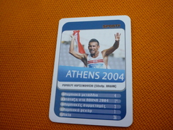 Robert Korzeniowski Polish Runner 50 Km Walk Run Athens 2004 Olympic Games Medalist Greece Greek Trading Card - Tarjetas