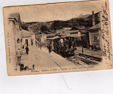 TORINO -  Stazione Di Sassi A Superga Con Il Treno Funicolare Agudio 1900 (funiculaire) - Transportes