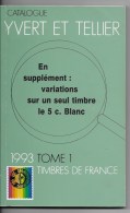 Catalogue Yvert Et Tellier  1993 - Francia