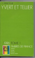 Catalogue Yvert Et Tellier  1986 - France