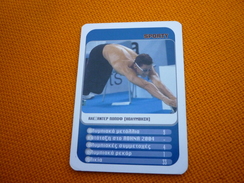 Alexander Popov Russian Swimmer Swimming Athens 2004 Olympic Games Greece Greek Trading Card - Tarjetas
