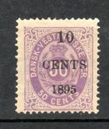 Antilles Danoises 1895 (**) Y&T N° 15 - Gomme Parfaite - Gum Perfect - Denmark (West Indies)