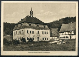(03585) Hammerherrenhaus Schmalzgrube - Heimatschutzpostkarte - S/w - N. Gel. - Jöhstadt