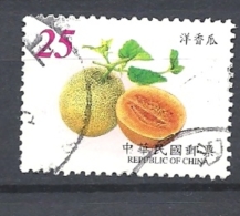 TAIWAN 2001 Fruits          USED - Gebruikt