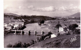 Behobie -frontière Franco-Espagnol - La Bidassoa - Le Pont International Et L'ile Des Faisans,au Loin Irun - Béhobie