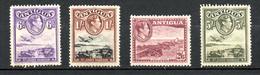 ANTIGUA 1938 -  S&G#  98-99-101-102-103 (**)     104-105-106 (*)     107 (*)  - Wmk Multi Script CA - 1858-1960 Crown Colony