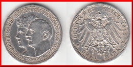 **** ANHALT-DESSAU - ALLEMAGNE - GERMANY - 3 MARK 1914 A FRIEDRICH II / MARIE - ARGENT - SILVER **** ACHAT IMMEDIAT !!! - 2, 3 & 5 Mark Zilver