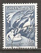 Grönland 1957 // Michel 39 O - Gebruikt