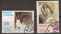 Andorra U 236/237 (o) Foto Estandar. 1993 - Used Stamps