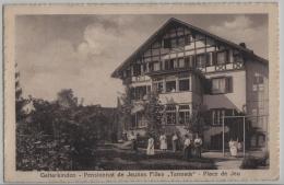 Gelterkinden - Pensionat De Jeunes Filles "Tanneck" - Place De Jeu - Animee Belebt - Photo: A. Reinhardt - Gelterkinden