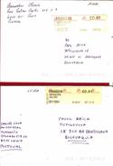 Portugal 2x Maschin Cancelled Covers ... BA904 - Brieven En Documenten