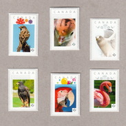 PARROT, EAGLE, FLAMINGO Personalized Postage Stamps MNH Canada 2017 [p17-01bd6] - Collections, Lots & Series