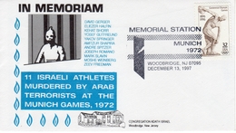 USA  1997 "11 Israeli Athletes Murdered At The Munich Games, 1972" Special Cover - Summer 1972: Munich