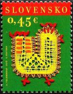 Slovakia - 2016 - Easter - Bobbin Lace - Mint Scented Stamp - Unused Stamps