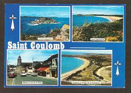 - Saint-Coulomb -Fort Dugesclin , Eglise Et Rue De La Poste, Camping Et Plage La Guimorais (Pierre  Artaud    N°2 ) - Saint-Coulomb